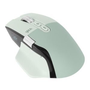 상품 이미지: 지클릭커 휠마스터 매크로 OP175 LCD 하프버티컬 무한 가로휠 무선 블루투스 무소음 마우스 그린
