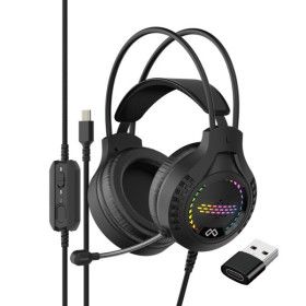 상품 이미지: 맥스틸 All In One GM-GHC100 / C타입 7.1채널 RGB 올인원 게이밍 헤드셋 / 4포트 UISB허브 증정