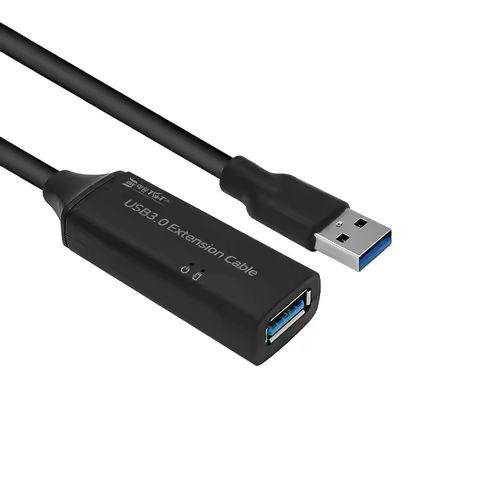 상품 이미지: 무전원 USB 3.0 장거리 연장 연결 케이블 DSLR 카메라 CCTV 프린터 복사기 연장 선 5M