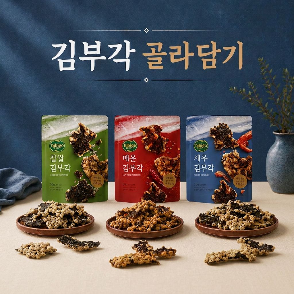 상품 이미지: 비비고 찹쌀 김부각 외 택3