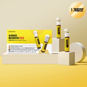 상품 이미지: 슈어비타 비타민B 최대함량 이뮨샷 30개입 1박스 30일분 대용량 멀티비타민 30ml