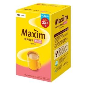 상품 이미지: 맥심 모카골드 라이트 커피믹스 180T(160T+20T)
