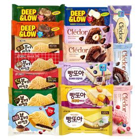 상품 이미지: 붕어싸만코 /빵또아 8종 20개+끌레도르 바 5종 10개 골라담기