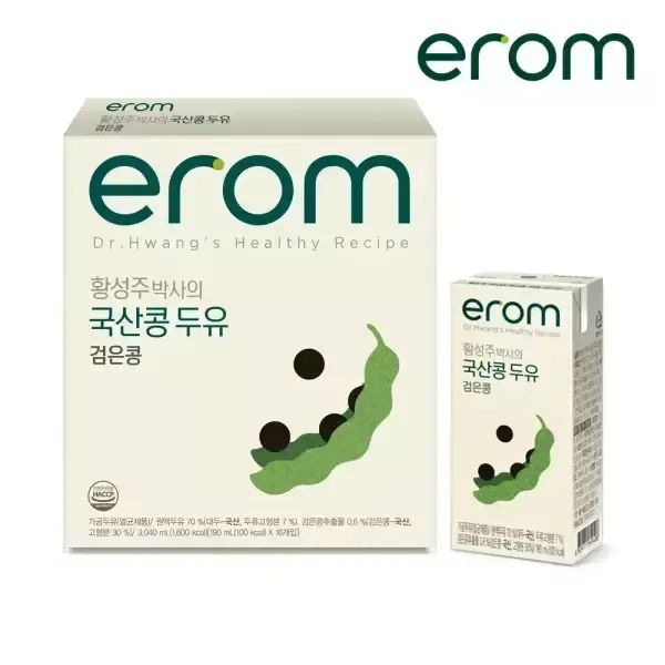 상품 이미지: 이롬 황성주 국산콩두유 검은콩 190ml x 16개
