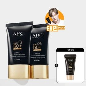 상품 이미지: 마스터즈 아쿠아 리치 선크림 50ml 2개+GIFT)마스터즈 선크림 10ml