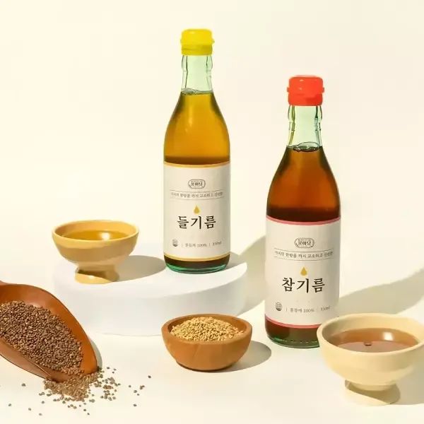 상품 이미지: [몽미당] 저온압착 1회착유  참기름 350ml 2병