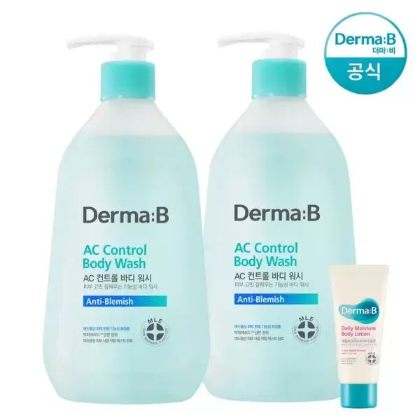 상품 이미지: [공식] 더마비 AC컨트롤 바디 워시 420ml x2개+튜브견본(랜덤)