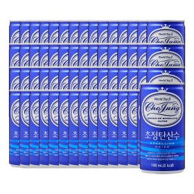 상품 이미지: 초정탄산수 플레인 190ml x 30캔 x 2박스(총60캔)