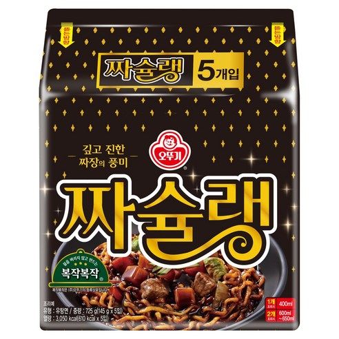 상품 이미지: 오뚜기 짜슐랭 145g, 5개