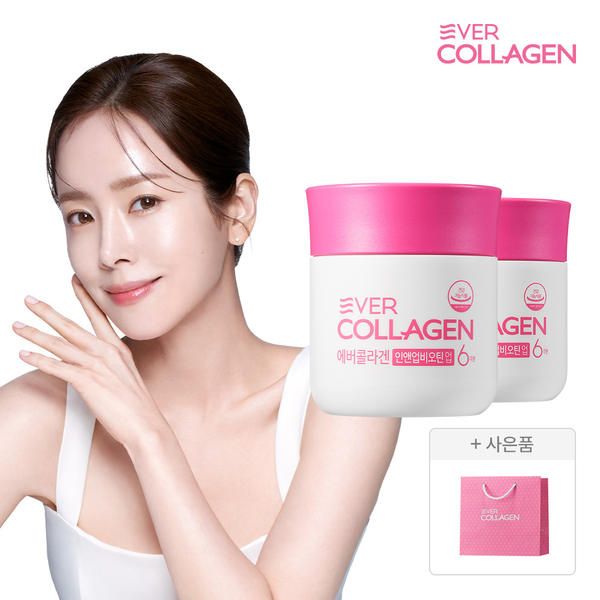 상품 이미지: 에버콜라겐 인앤업 비오틴 업 6주분, 2개 + 쇼핑백