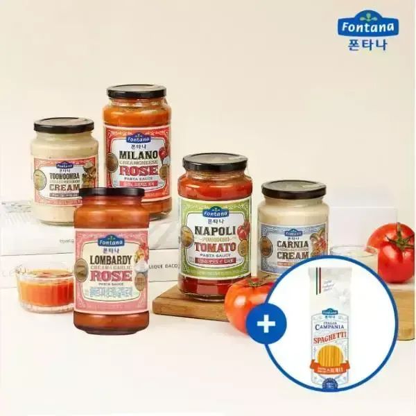 상품 이미지: [내일도착]폰타나 파스타소스 2병 골라담기 +면 250g(증정)