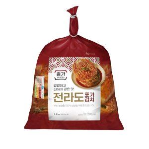 상품 이미지: (종가)(신세계강남점)종가 전라도 포기김치 2.8kg(비닐) 1개