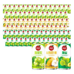 상품 이미지: 과일촌 드링크 매실+배+청포도 175ml x 90캔 (각 30캔)