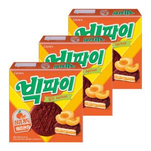 상품 이미지: 크라운 빅파이 살구 324G 3개