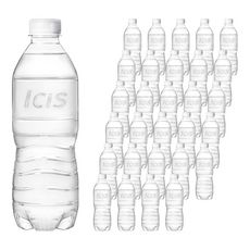 상품 이미지: 아이시스 화이트캡 무라벨, 500ml, 40개