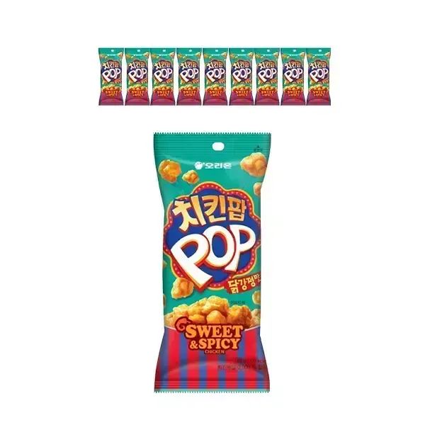 상품 이미지: 오리온 치킨팝 닭강정 65g, 10개