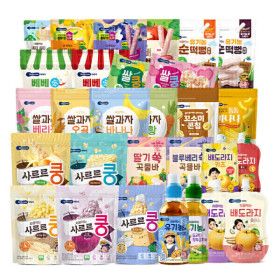 상품 이미지: 베베쿡 빼빼롱뻥/사르르쿵/통통바나나 외 아이간식 인기상품 골라담기