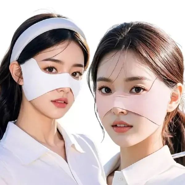 상품 이미지: 트렌드집착 자외선차단 냉감 쿨링 여름 골프 등산 테니스 운동 런닝 페이스 썬패치 골프 기미 패치 자외선 마스크