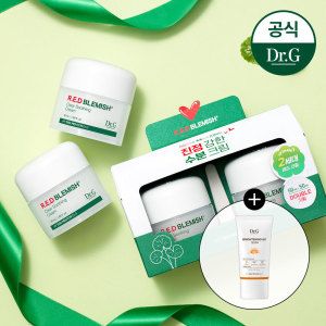 상품 이미지: 닥터지 레드 블레미쉬 클리어 수딩 크림 50mL 듀오 기프트 세트 +브라이트닝 업 선 플러스 20ml
