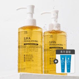 상품 이미지: 2+2 약산성 LHA 클렌징오일 2개 + (증정)휩 클렌징 폼 2개 (저자극 메이크업 블랙헤드제거)