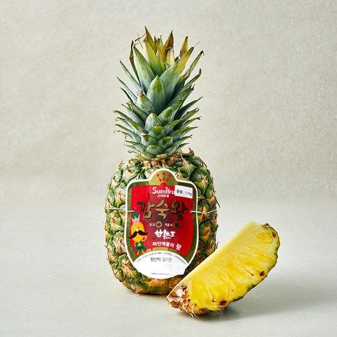 상품 이미지: 감숙왕 파인애플, 1.1kg, 1개