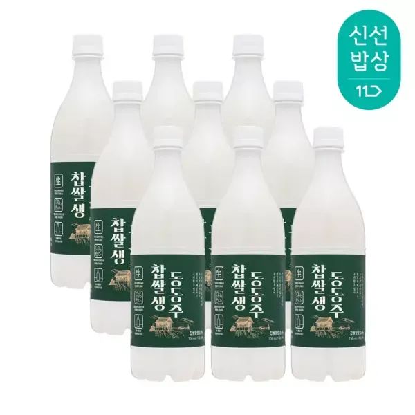 상품 이미지: [품질보장] 무료배송 우리도가 찹쌀생 동동주 6도 750mlx9병