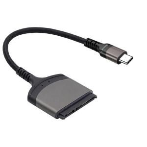 상품 이미지: USB 3.0 c타입 To SATA 2.5 인치 HDD SSD 외장 하드 드라이브 어댑터 Sata 케이블 22 핀 디스크 리더