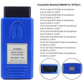 상품 이미지: 도모식 자동차 OBD 액티베이터 활성화  벤츠용 메르세데스 NTG5S1 A/B/CLA/GLA/GLE/CLS 시리즈에
