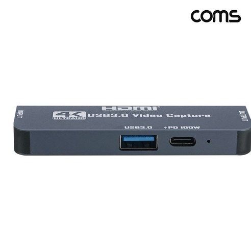 상품 이미지: 컴스 USB 30 5Gbps PD 100W C타입 HDMI 캡쳐보드