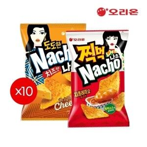 상품 이미지: 오리온 찍먹 나쵸 치폴레마요(84g) 10개 + 도도한나쵸 치즈(92g) 10개
