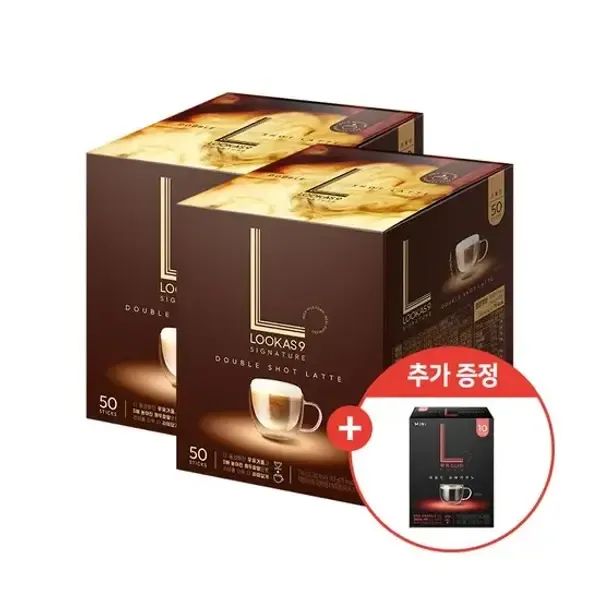 상품 이미지: 남양유업 [혼합구성]루카스나인 시그니처 더블샷라떼 50T x 2개 + 쁘띠 마일드 아메리카노 10T