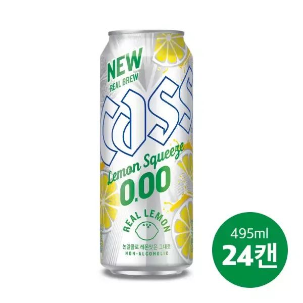상품 이미지: 카스 제로 레몬 스퀴즈 495ml 24캔