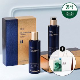 상품 이미지: 닥터지 블랙 스네일 베이직 2종 세트(토너150ml+에멀전150ml) +레드블레미쉬마스크1매(랜덤)+쇼핑백(중)