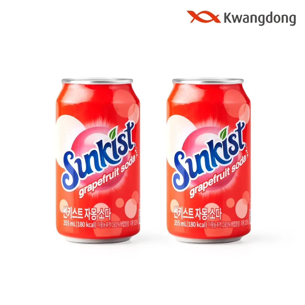 상품 이미지: 광동 썬키스트 자몽소다 355ml x 24캔 탄산 스파클링