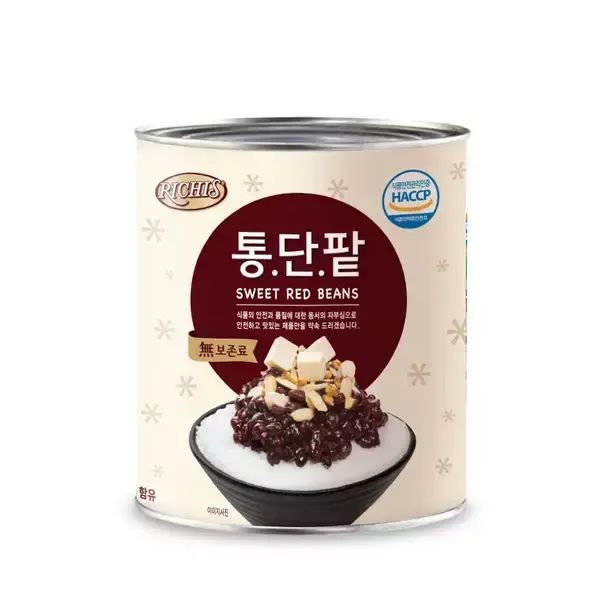 상품 이미지: 동서 리치스 통단팥 3kg 1박스 6개 리치스 팥