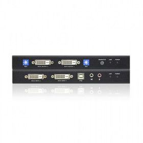 상품 이미지: ATEN CE604 USB DVI 듀얼 뷰 Cat 5 KVM 연장기