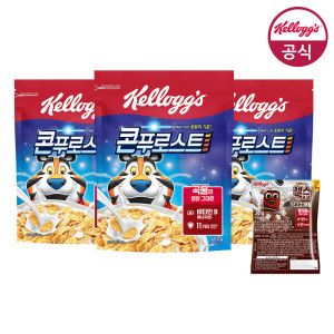 상품 이미지: 시리얼 콘푸로스트 600g x 3개 + 쿠키앤크림 30g