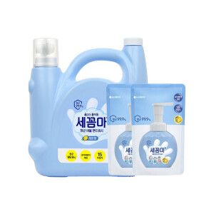 상품 이미지: 온더바디 세꼼마 핸드워시 레몬향 3.5L+레몬향 리필 200ml 2개