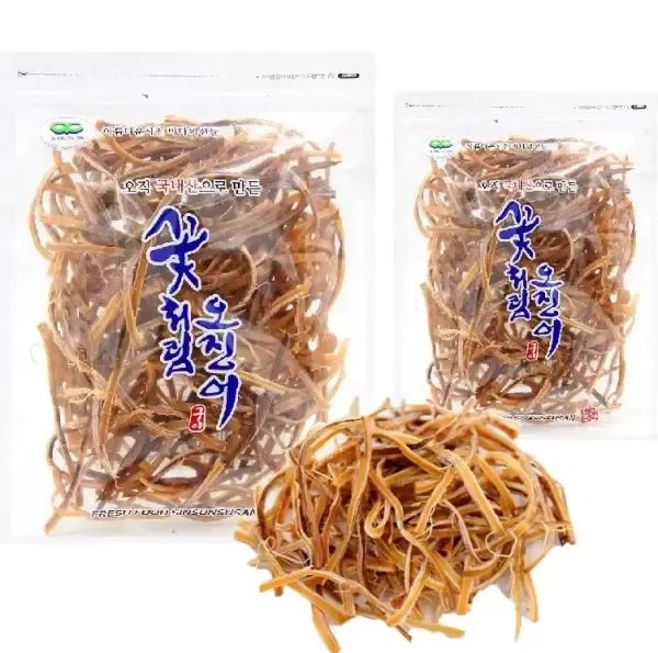 상품 이미지: 국내산 꽃처럼오징어 200g x 2봉 (신선수산)조미 꽃오징어