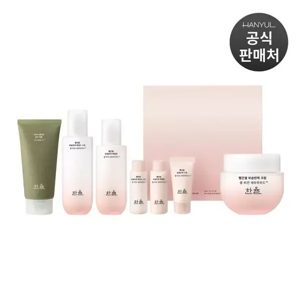 상품 이미지: [카드~15%]한율 빨간쌀/어린쑥/달빛유자/부들밤 보습탄력 선물 기획