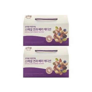 상품 이미지: 오하루 자연가득 스페셜 견과 베리에디션 20g x 20봉 x 2박스 /Hb