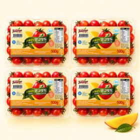 상품 이미지: 입안 가득 망고향 토망고 2kg (500g x4팩) 스테비아 대추방울토마토