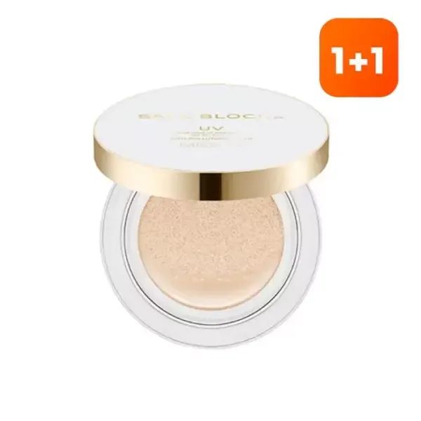 상품 이미지: [1+1][미샤] 세이프 블록 RX 커버 톤업 선쿠션 SPF50＋/PA＋＋＋＋