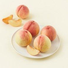 상품 이미지: 농협 유명산지 당도선별 부드러운 백도복숭아, 1.8kg(5~8입), 1박스