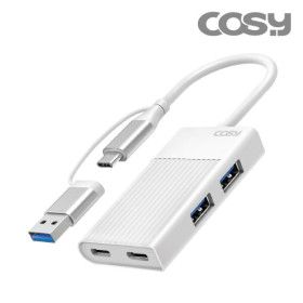 상품 이미지: 슈가 듀얼 커넥트 (C+A) USB 3.2 2포트+C타입 2포트 멀티 허브 코시 공식 판매점