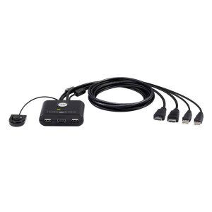 상품 이미지: CS22HF KVM 스위치 2포트 HDMI/USB 케이블일체형