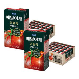 상품 이미지: 매일야채 고농축 토마토의힘 125ML 48팩