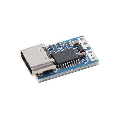 상품 이미지: USB-C PD 디코이 트리거 모듈 9-20V 고정전압 100W 노트북충전 DIY 케이블 PD2.0 3.0 타입C 전원변환 PDC004