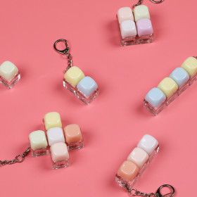상품 이미지: 몬스타 키캡 키링 1구 LED 커스텀 주문 제작 클리커 키보드 청축 스위치 굿즈 딸깍이