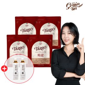 상품 이미지: (신선집중) 그레인온 파로(엠머) 밀 500g x4개 (총2kg) / + 카무트 담은차 500ml 2병